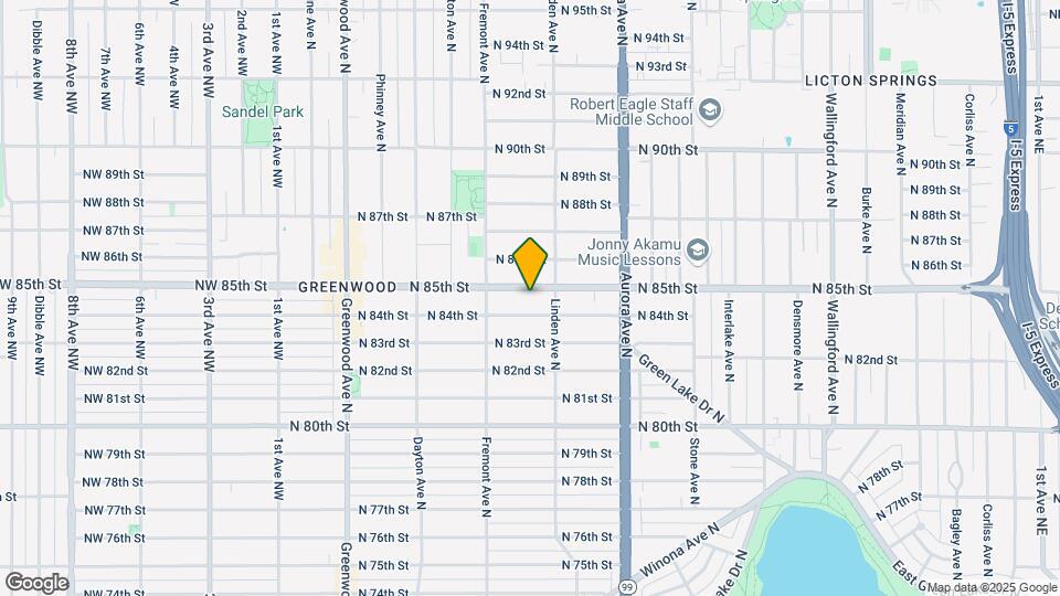735 N 85th St Map and Location Details