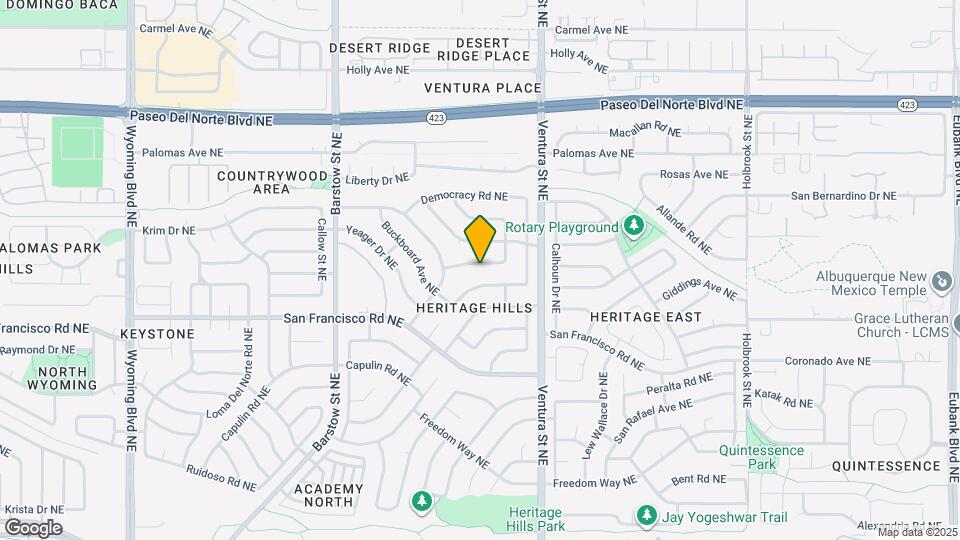 8900 Yankee Dr NE Map and Location Details