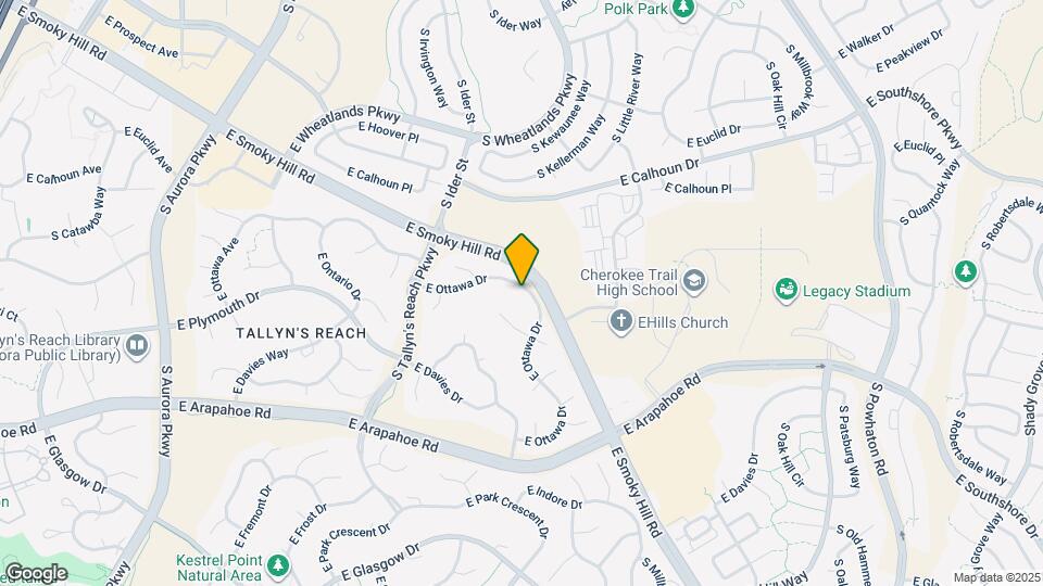 25140 E Ottawa Dr Map and Location Details