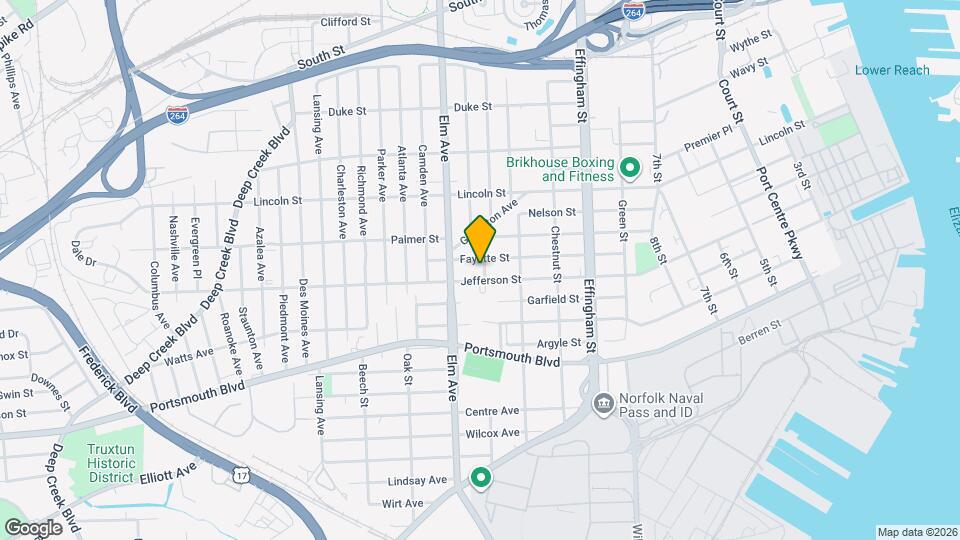 2210 Pearl St Map and Location Details