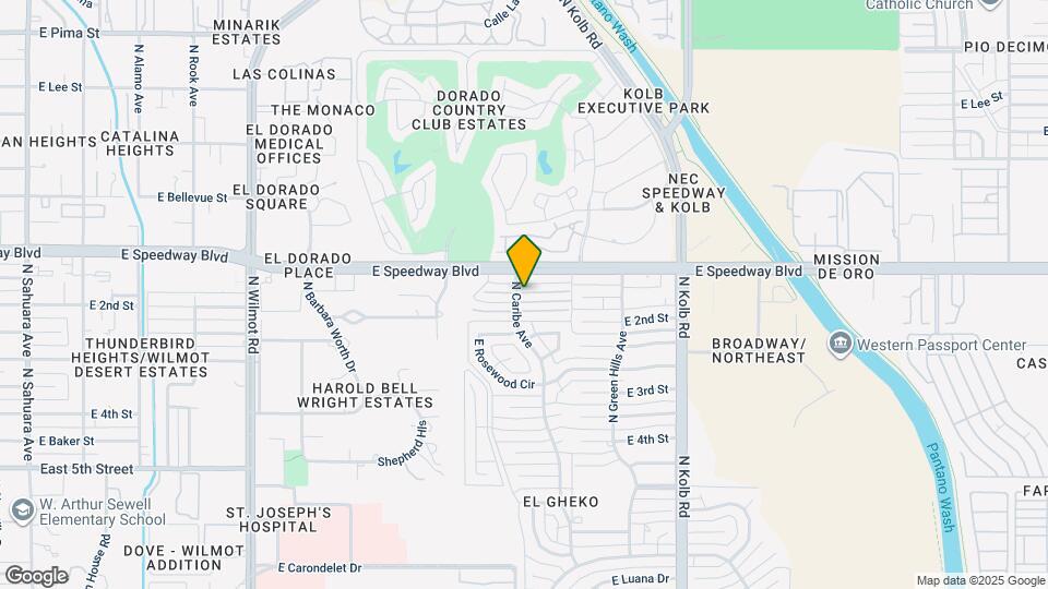 1036 N Caribe Ave Map and Location Details