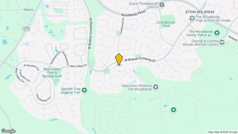 38 N Spinning Wheel Cir Map and Location Details