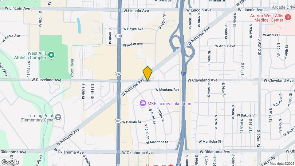 10253 W Cleveland Ave Map and Location Details