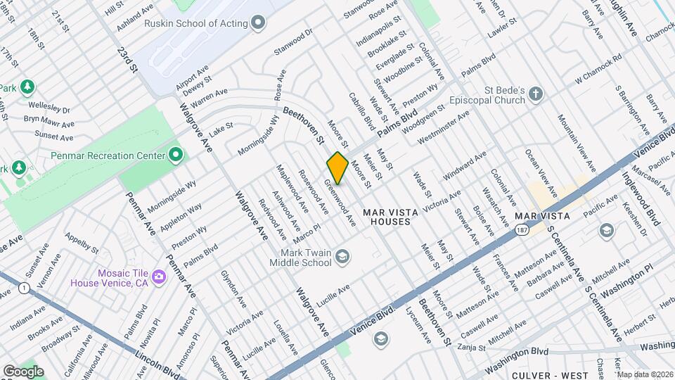 3542 Greenwood Ave Map and Location Details