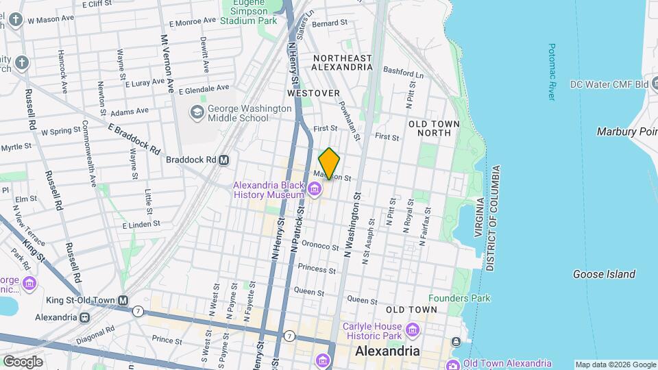 729 N Alfred St Map and Location Details