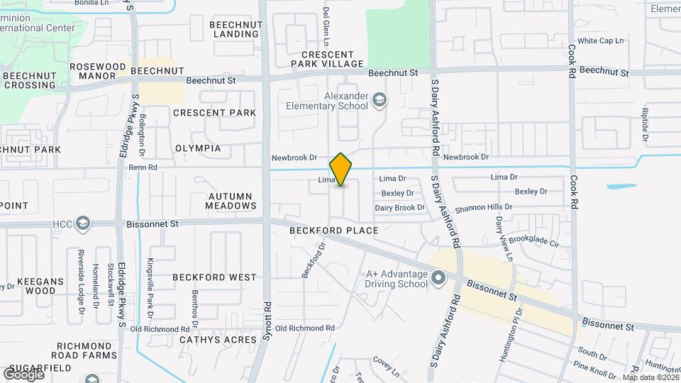 8718 Brummel Dr Map and Location Details