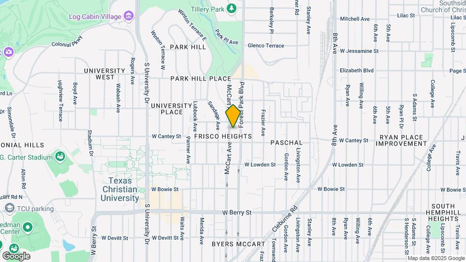 2717 McCart Ave Map and Location Details