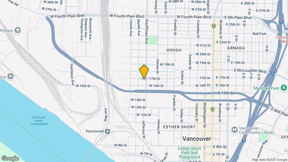 1614 Kauffman Ave Map and Location Details