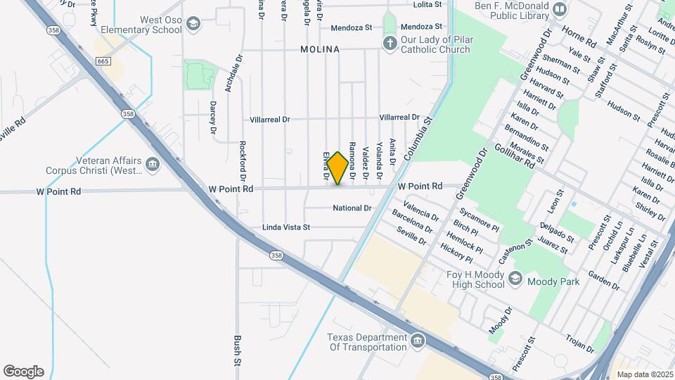 913 W Point Rd-Unit -913 West Point 1/2 Mapa y Detalles de la Ubicación