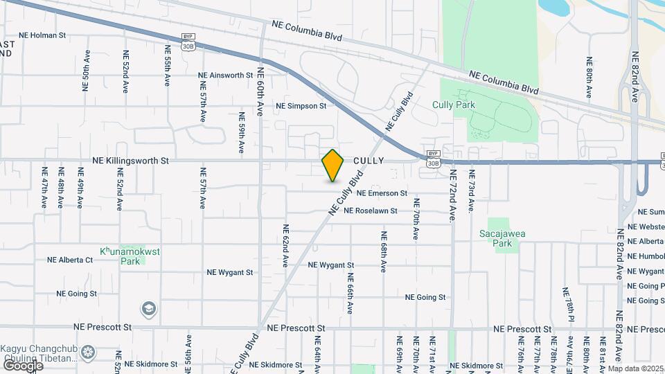 6435 NE Emerson St Map and Location Details