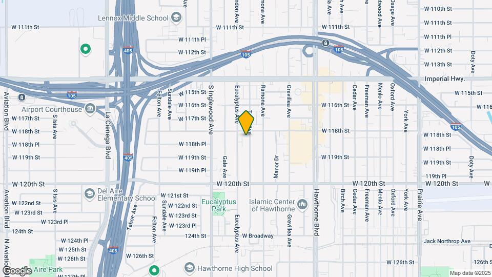 11823 Truro Ave Mapa y Detalles de la Ubicación