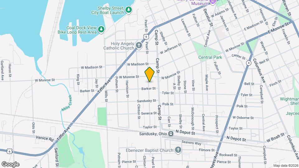 1022 Pearl St Map and Location Details