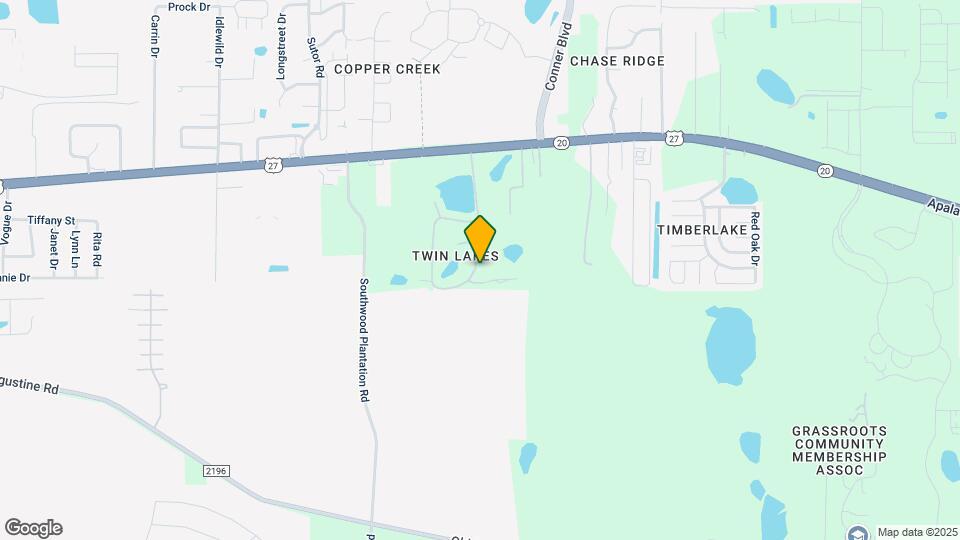 1500 Twin Lakes Cir Map and Location Details
