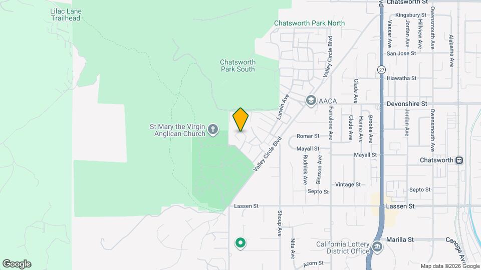 10020 Larwin Ave Map and Location Details