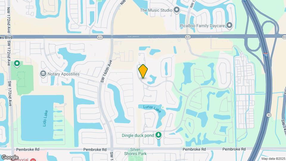 849 SW 158th Terrace Map and Location Details