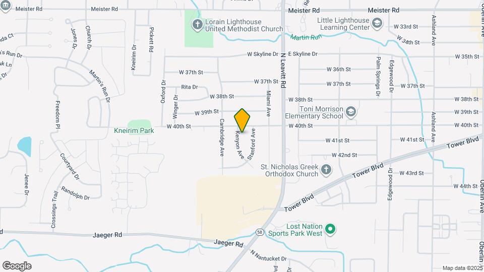 4025 Kenyon Ave Mapa y Detalles de la Ubicación