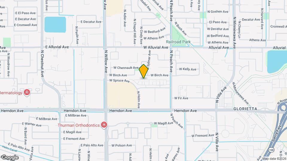 572 W Balsam Ln Map and Location Details