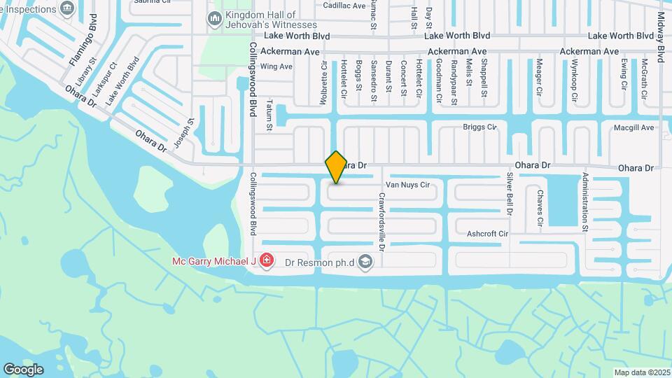 18327 Van Nuys Cir Map and Location Details