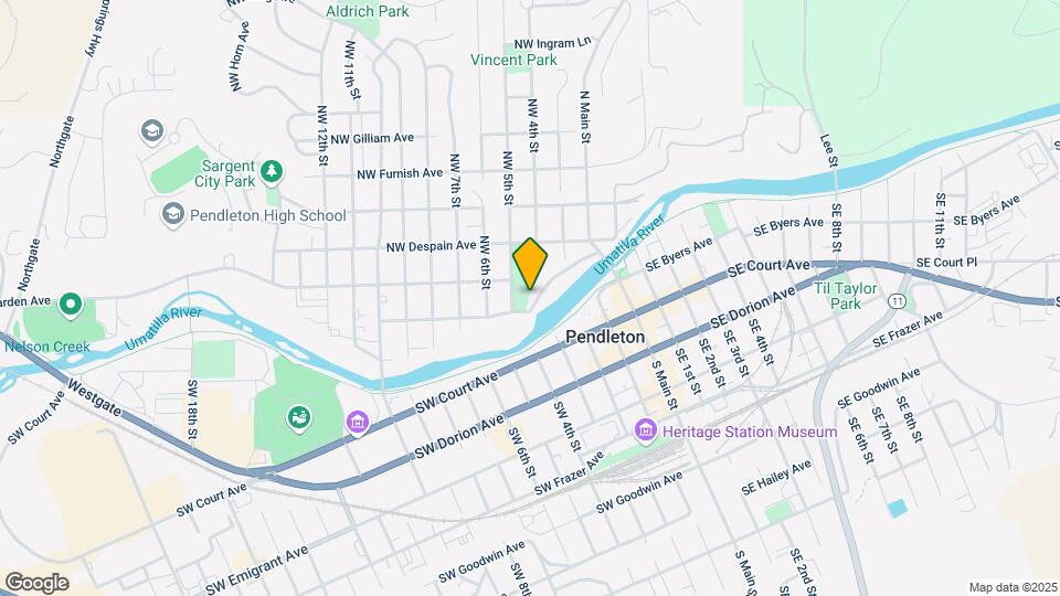 401 NW Bailey Ave Map and Location Details