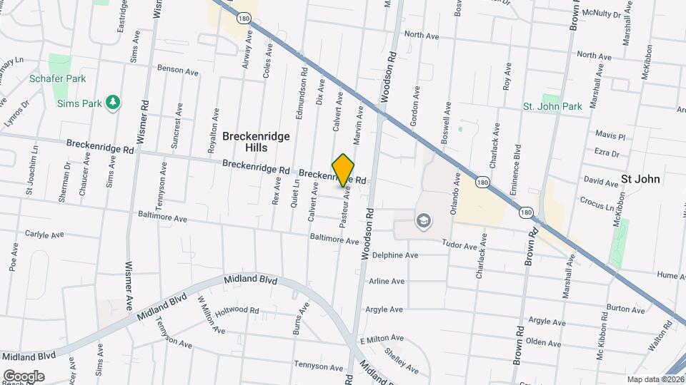 9423 Bristol Ave Map and Location Details
