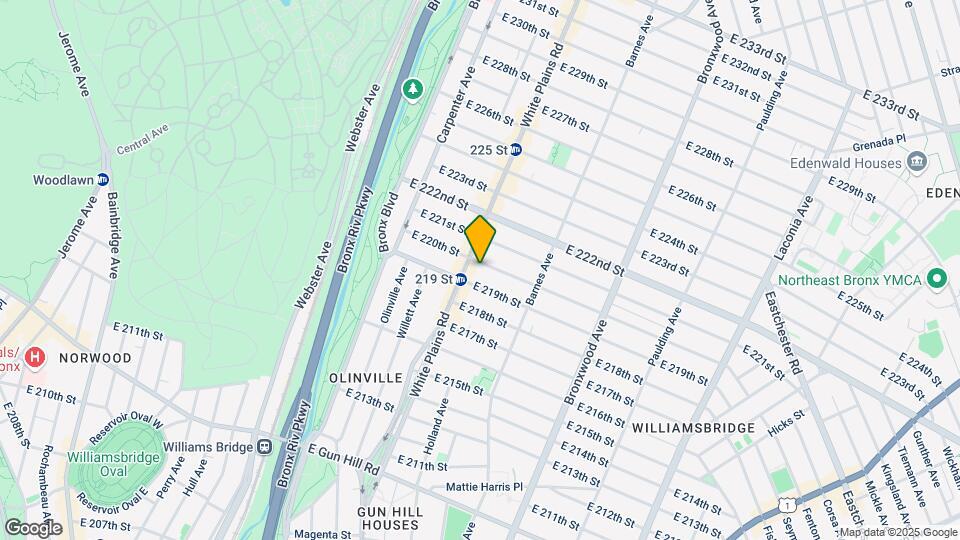 710-712 E 220th St Mapa y Detalles de la Ubicación
