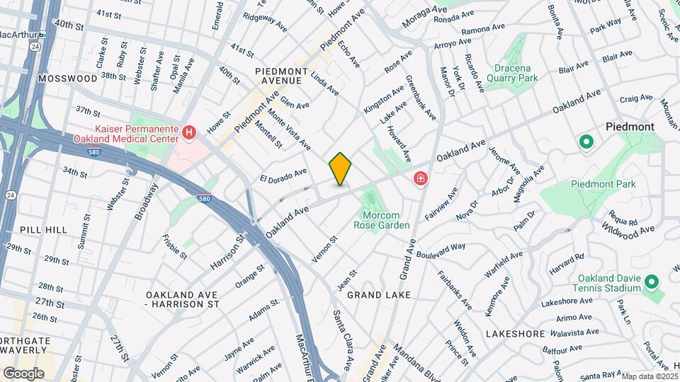 715 Oakland Ave Mapa y Detalles de la Ubicación