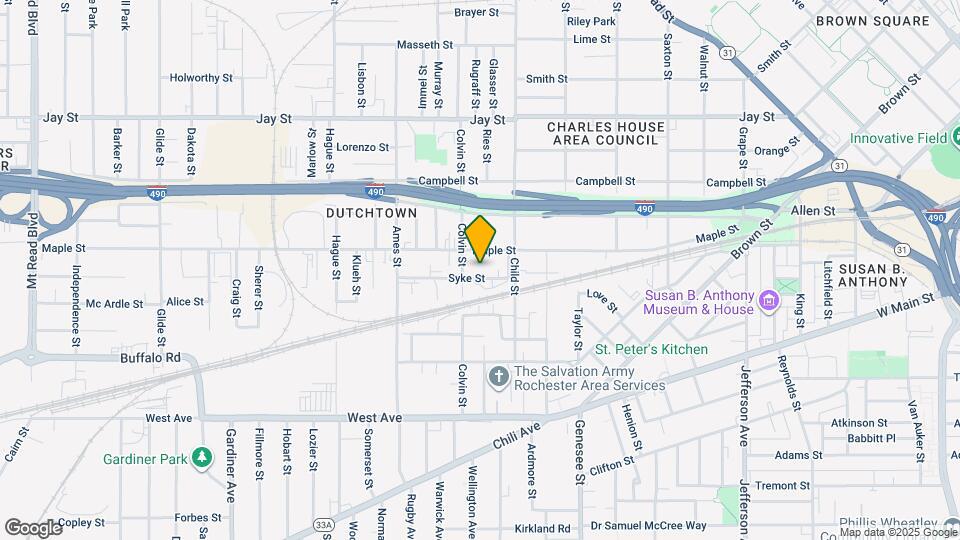 50 Syke St, Unit Back Map and Location Details