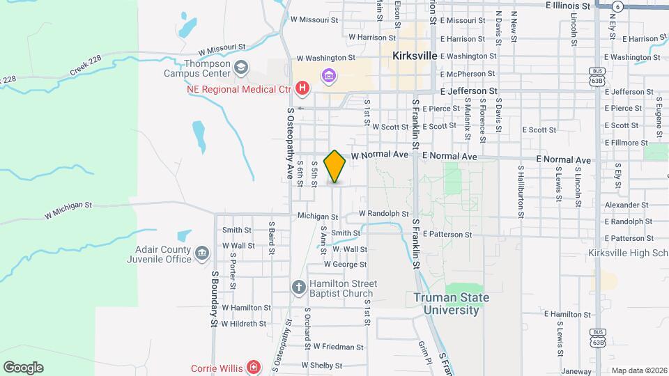 503 W Dodson St, Unit 1 Map and Location Details