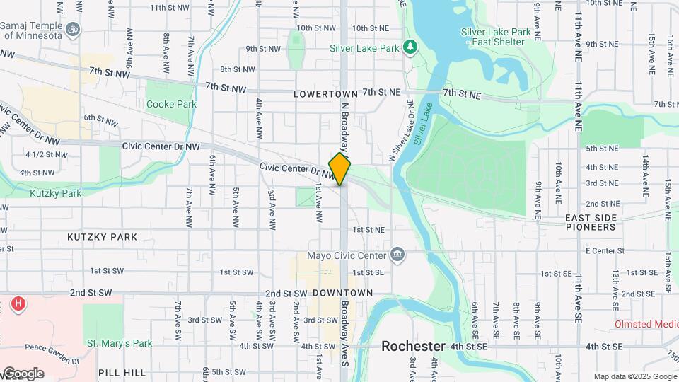 223 Broadway Ave N Map and Location Details