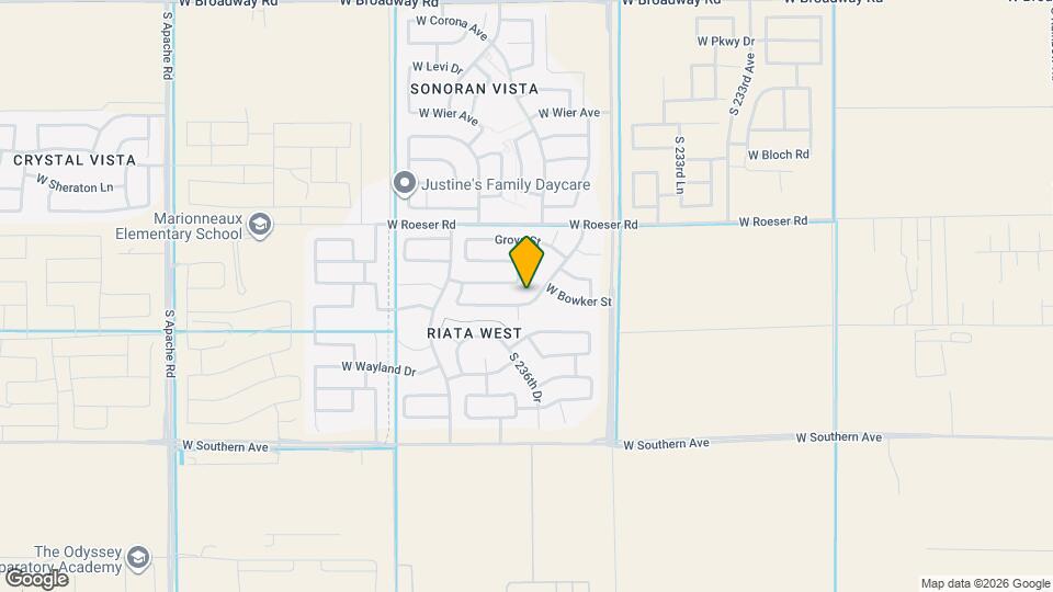 23656 W Bowker St Mapa y Detalles de la Ubicación