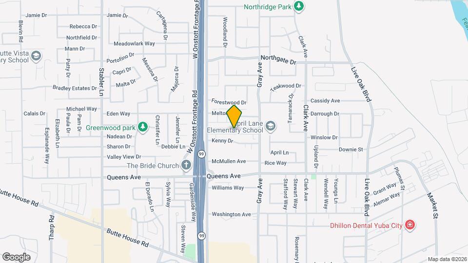 1198 Casita Dr Map and Location Details