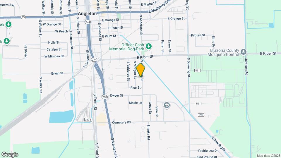 824 S Anderson St Map and Location Details
