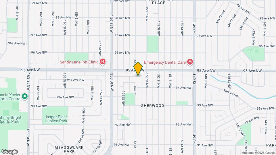 9421 154 St NW Map and Location Details