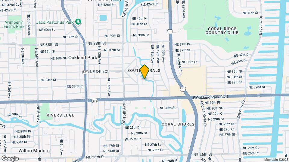 3340 NE 17th Way Map and Location Details