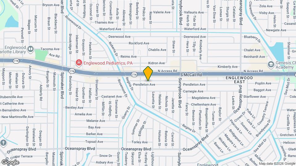 10386 Pendleton Ave Map and Location Details