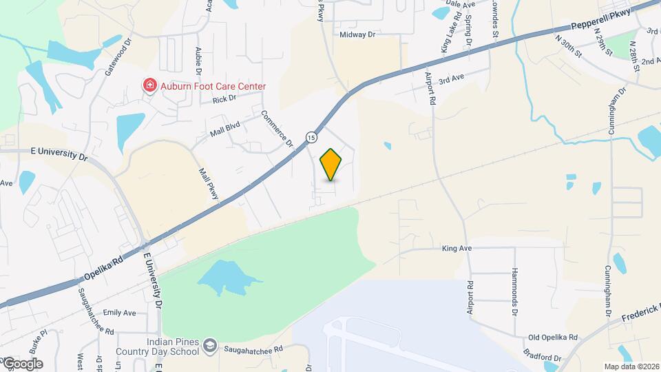 Super cute home in the Village at Midtown of Opelika Map and Location Details