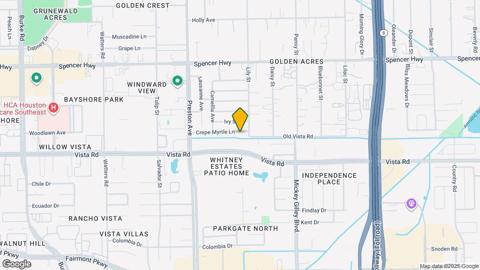 4910 Crepe Myrtle Ln Map and Location Details