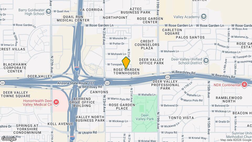 20227 N 21st Dr Map and Location Details