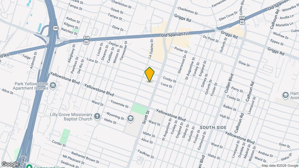3823 Florinda St Map and Location Details