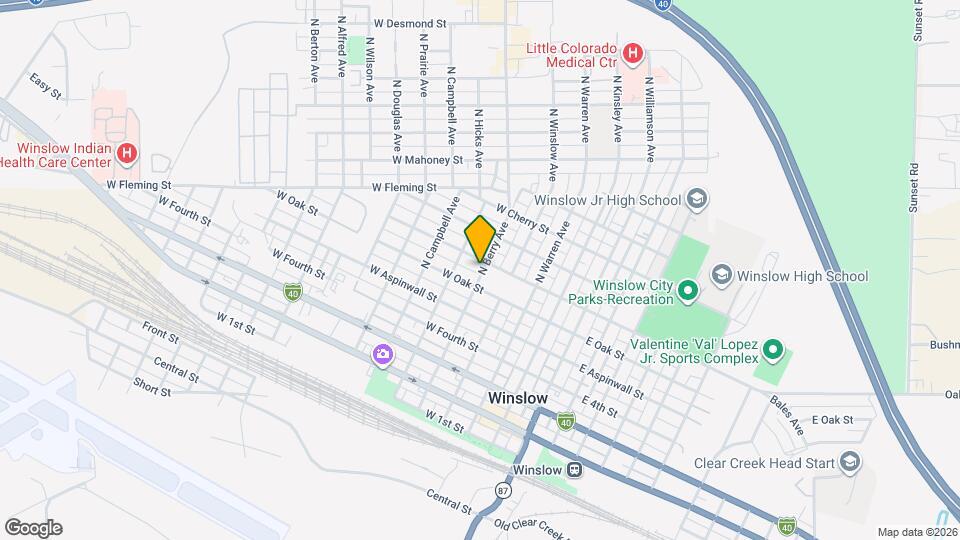 615 N Berry Ave Mapa y Detalles de la Ubicación
