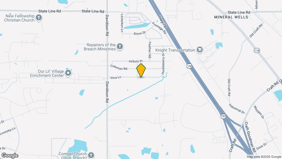 6249 Vera Ln Mapa y Detalles de la Ubicación