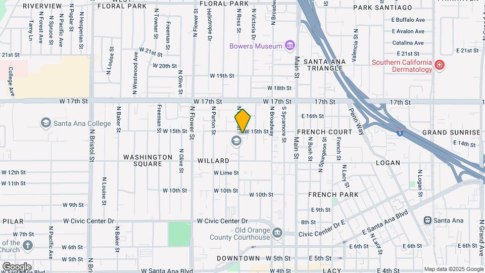 1413 N Ross St Map and Location Details