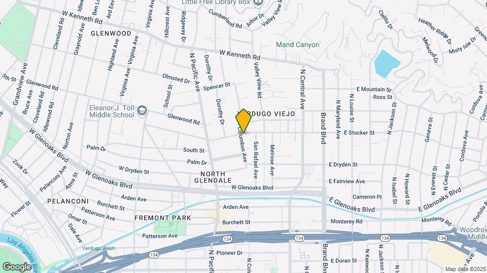 356 W Stocker St Map and Location Details