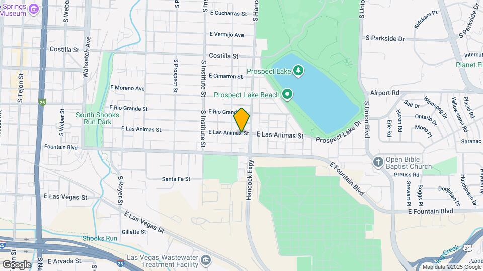 1019-1019 E Las Animas St Map and Location Details