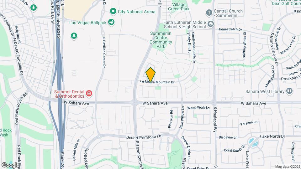 10592 Calico Pines Ave Map and Location Details