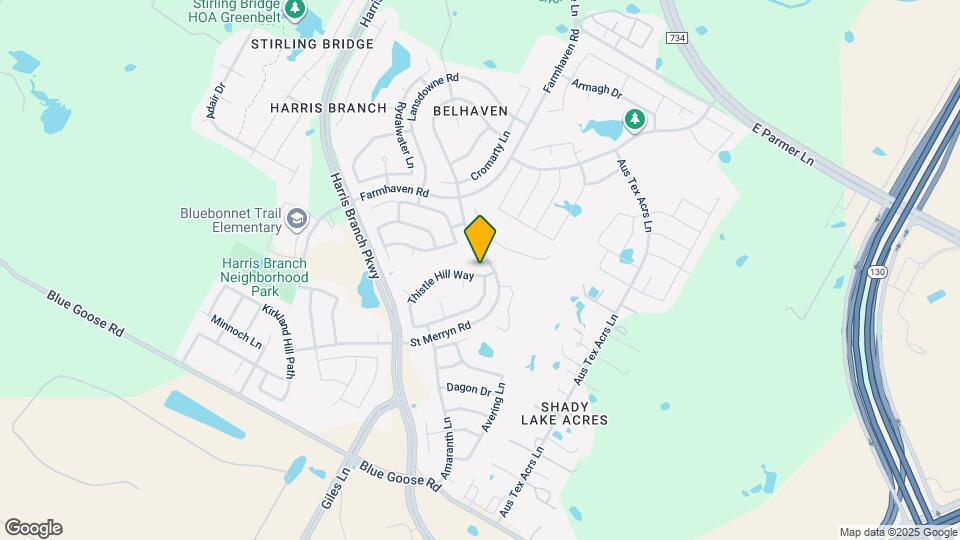 6806 Thistle Hill Way Map and Location Details