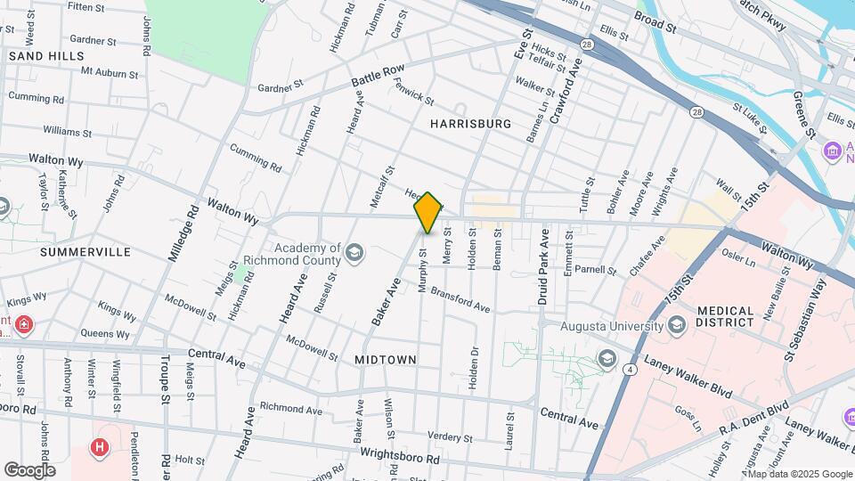 930 Murphy St Map and Location Details