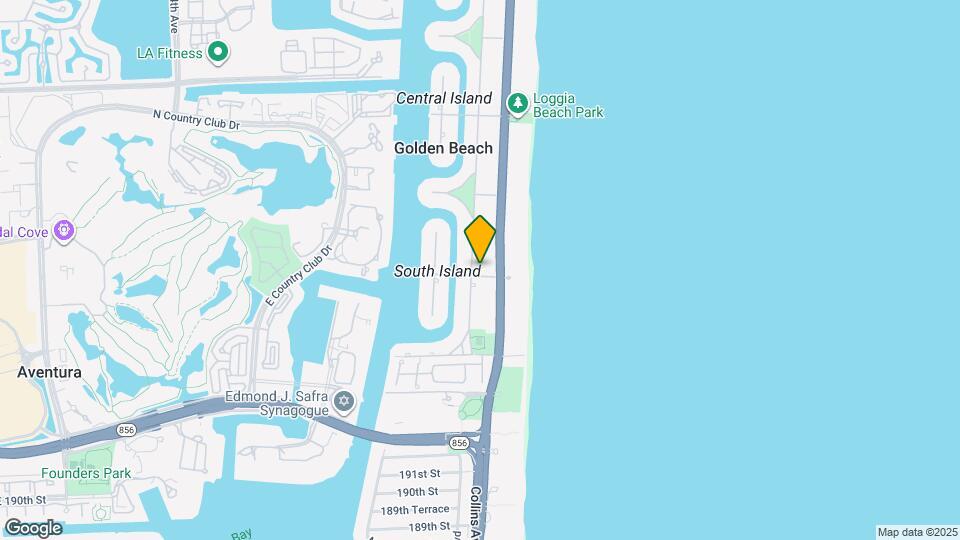 201 Golden Beach Dr Map and Location Details