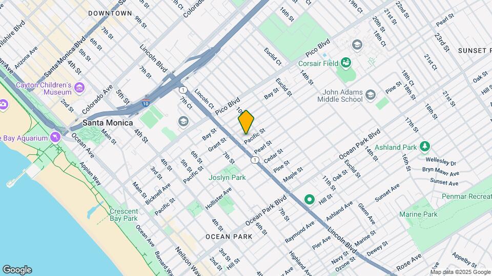 821 Pacific St Map and Location Details