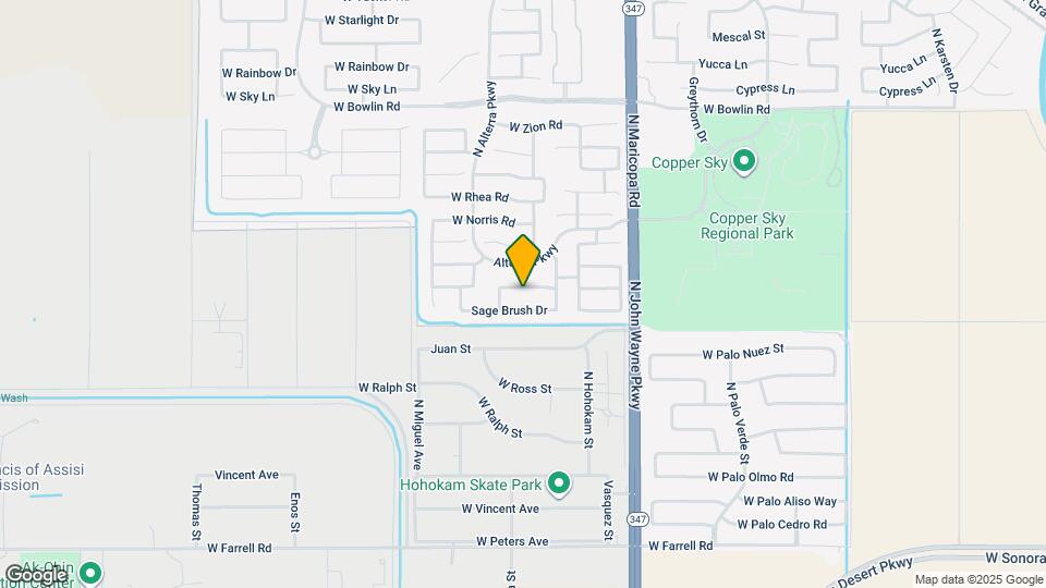 45101 W Woody Rd Map and Location Details